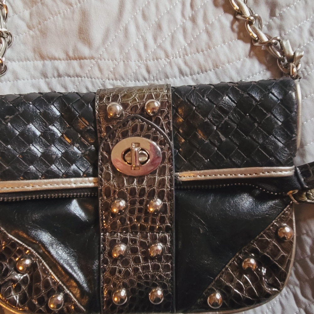 Black and Silver Women's Bag